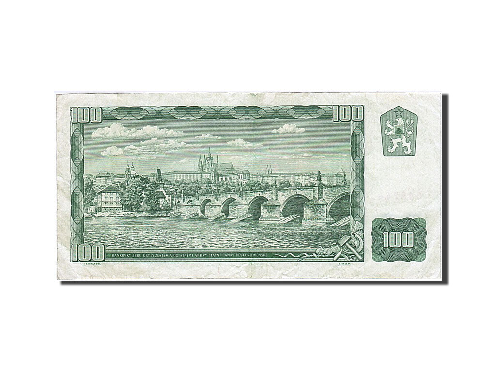 Czechoslovakia, 100 Korun, 1961, KM #91c, VF(20-25), G21 048744