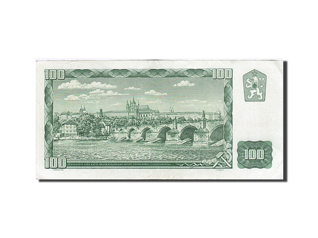 Banknote, Czechoslovakia, 100 Korun, 1961, AU(55-58)