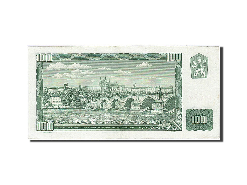 Czechoslovakia, 100 Korun, 1961, KM #91c, UNC(60-62), G02 606519