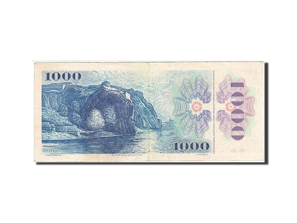 Czechoslovakia, 1000 Korun, 1985, KM #98, EF(40-45), C25 850730