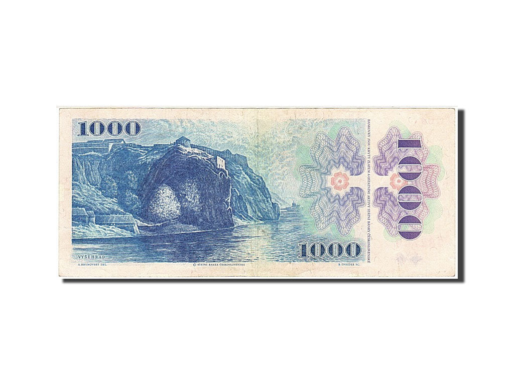 Czechoslovakia, 1000 Korun, 1985, KM #98, AU(50-53), C09 582746