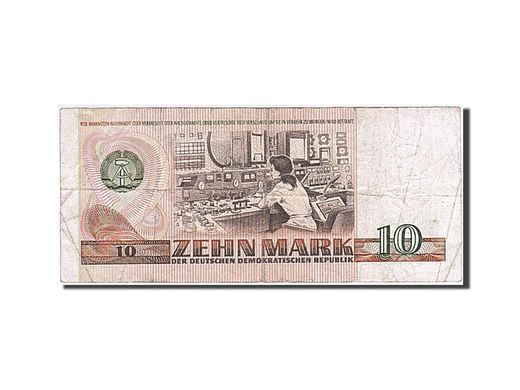 Germany - Democratic Republic, 10 Mark, 1971, KM #28a, F(12-15), JC 825207