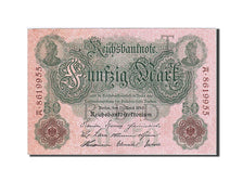 Banknote, Germany, 50 Mark, 1910, 1910-04-21, AU(50-53)
