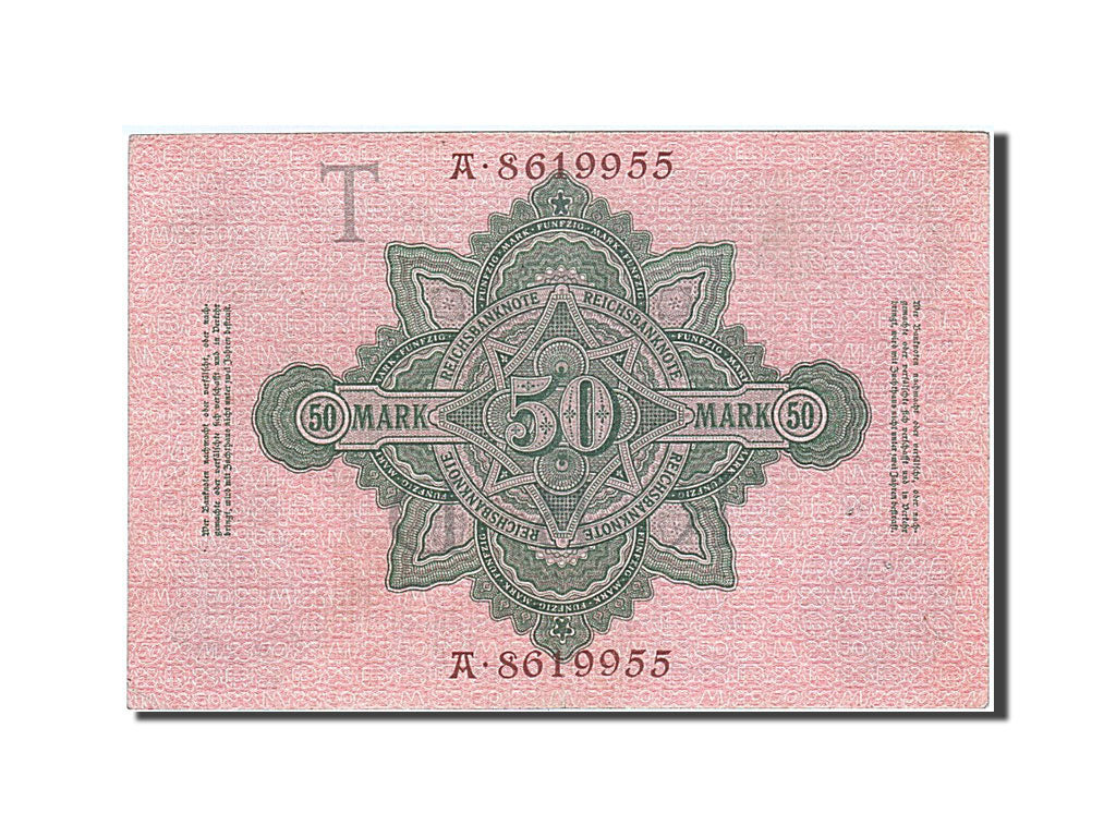Banknote, Germany, 50 Mark, 1910, 1910-04-21, AU(50-53)