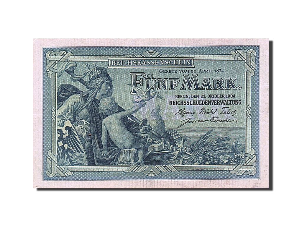 Germany, 5 Mark, 1904, KM #8a, 1904-10-31, UNC(60-62), P 849308