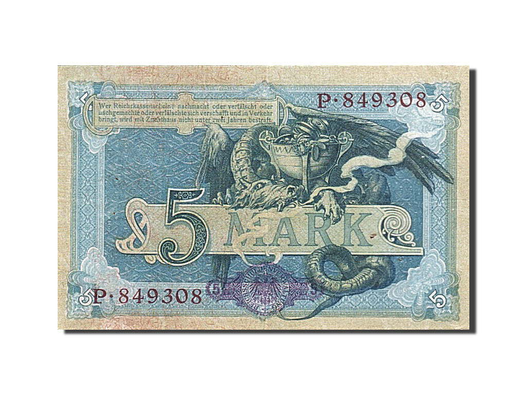Germany, 5 Mark, 1904, KM #8a, 1904-10-31, UNC(60-62), P 849308