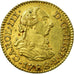 Moneta, Hiszpania, Charles III, 1/2 Escudo, 1788, Madrid, AU(55-58), Złoto