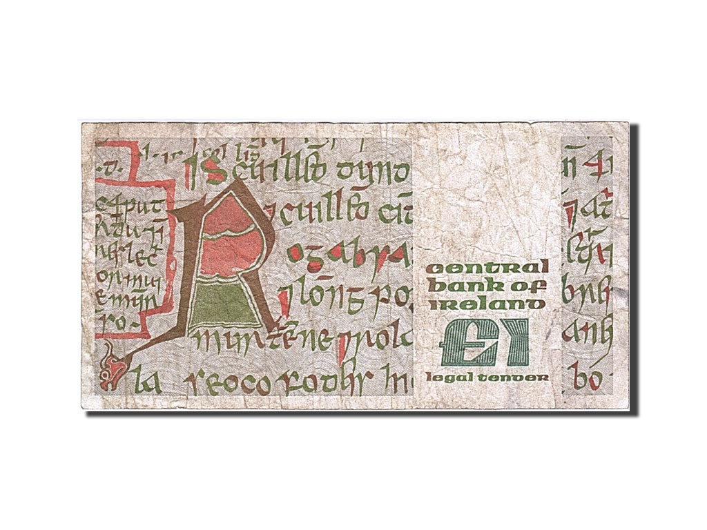 Ireland - Republic, 1 Pound, 1981, KM #70a, 1981-05-21, F(12-15), ELD 474495