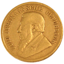 SOUTH AFRICA, Pond, Een, 1898, KM #10.2, VF(20-25), Gold, 7.89