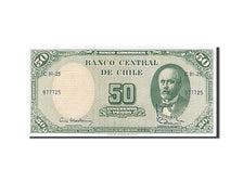 Banknote, Chile, 5 Centesimos on 50 Pesos, UNC(65-70)