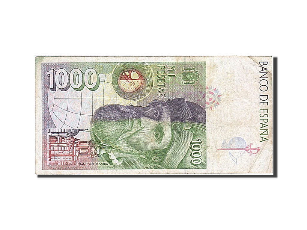 Espagne, 1000 Pesetas, type F. Pizarro