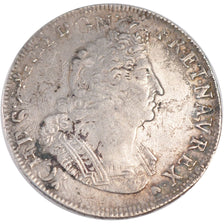 FRANCE, Écu aux palmes, ECU, 1693, Rennes, KM #298.24, VF(20-25), Silver, ...