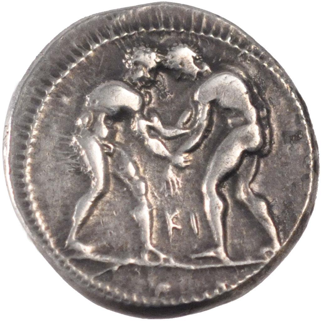 Pamphylia, Aspendos (around 370 Bf JC), Stater, Aspendos, BB+, Argento, Pozzi...