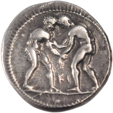 Pamphylia, Aspendos (around 370 Bf JC), Stater, Aspendos, BB+, Argento, Pozzi...