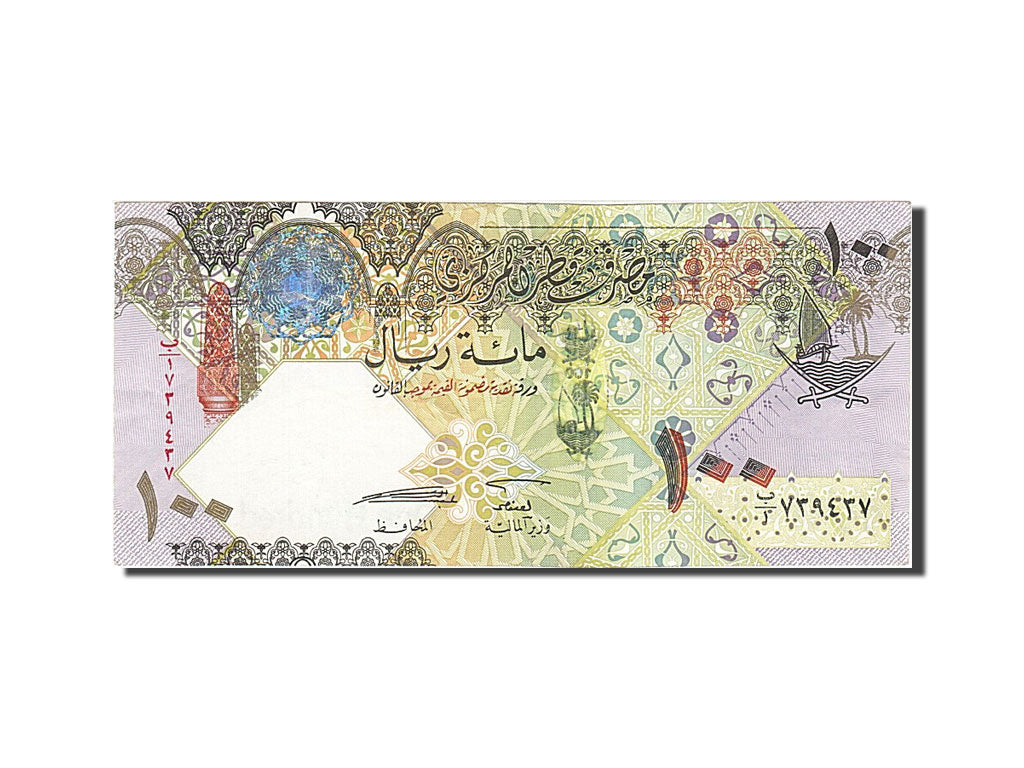 Banknote, Qatar, 100 Riyals, 2003, AU(55-58)