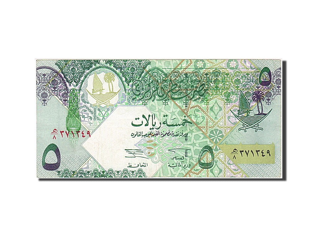 Banknot, Katar, 5 Riyals, 2003, AU(50-53)