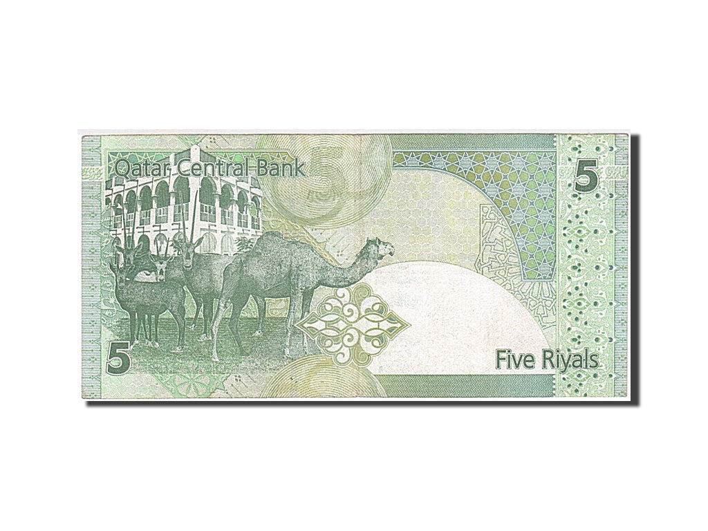 Banknot, Katar, 5 Riyals, 2003, AU(50-53)