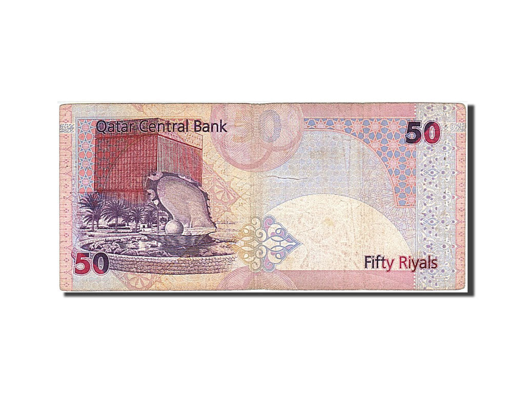 Qatar, 50 Riyals, 2003, KM #23, F(12-15)