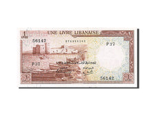 Lebanon, 1 Livre, 1952, KM #55b, UNC(65-70), P37 56142