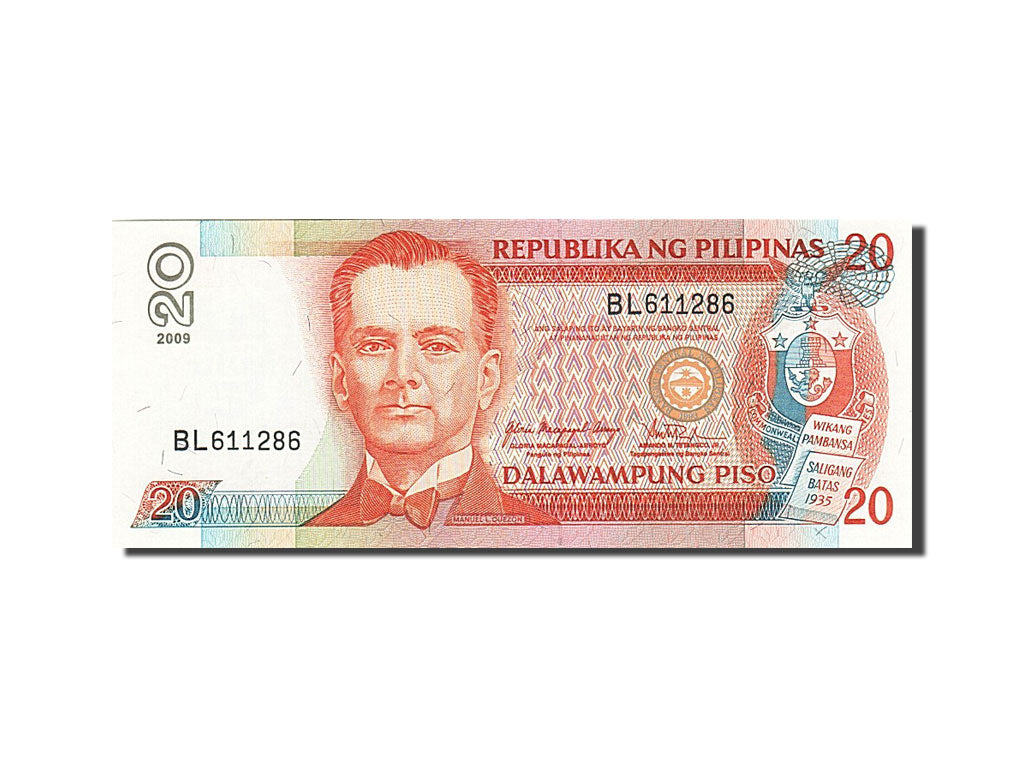 Philippines, 20 Piso, 2009, KM #200, UNC(65-70), BL 611286
