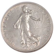 FRANCE, Semeuse, 2 Francs, 1919, Paris, KM #845.1, MS(60-62), Silver, 27,...