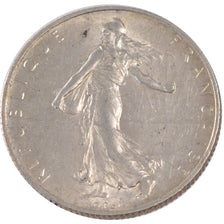 FRANCE, Semeuse, 2 Francs, 1920, Paris, KM #845.1, MS(60-62), Silver, 27,...
