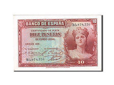 Banknote, Spain, 10 Pesetas, 1935, UNC(63)
