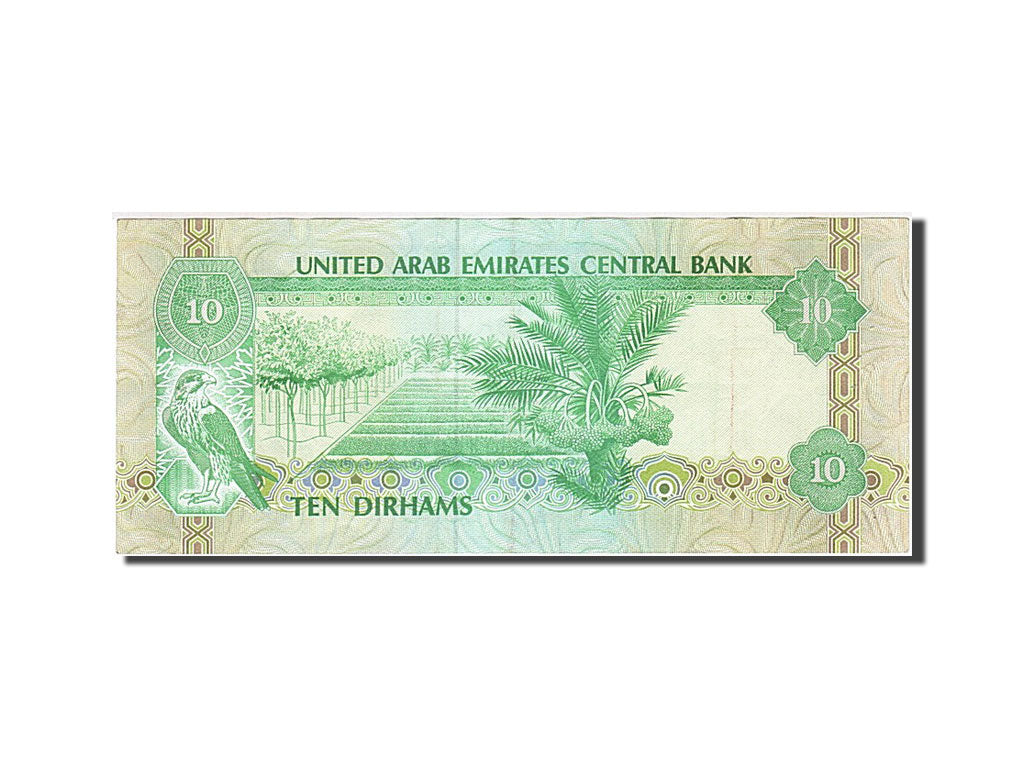 Billet, United Arab Emirates, 10 Dirhams, 1993, TTB