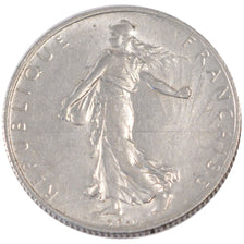 FRANCE, Semeuse, 2 Francs, 1916, Paris, KM #845.1, AU(55-58), Silver, 27,...