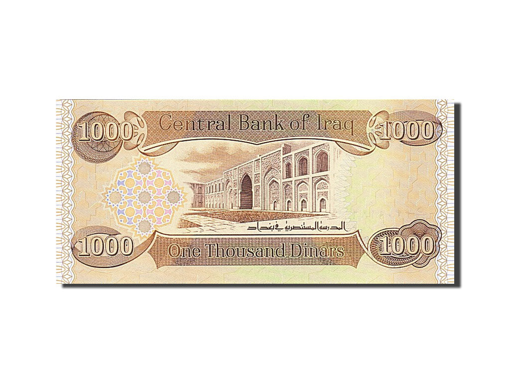 Biljet, Irak, 1000 Dinars, 2003, NIEUW