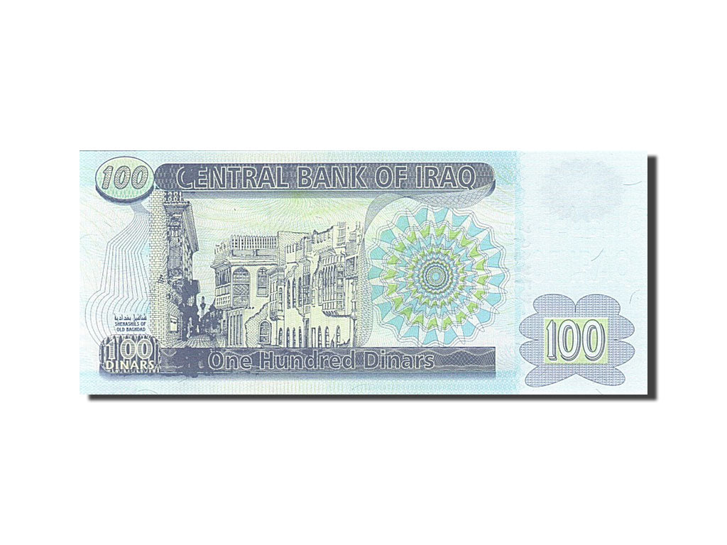 Billete, 100 Dinars, 2002, Iraq, UNC