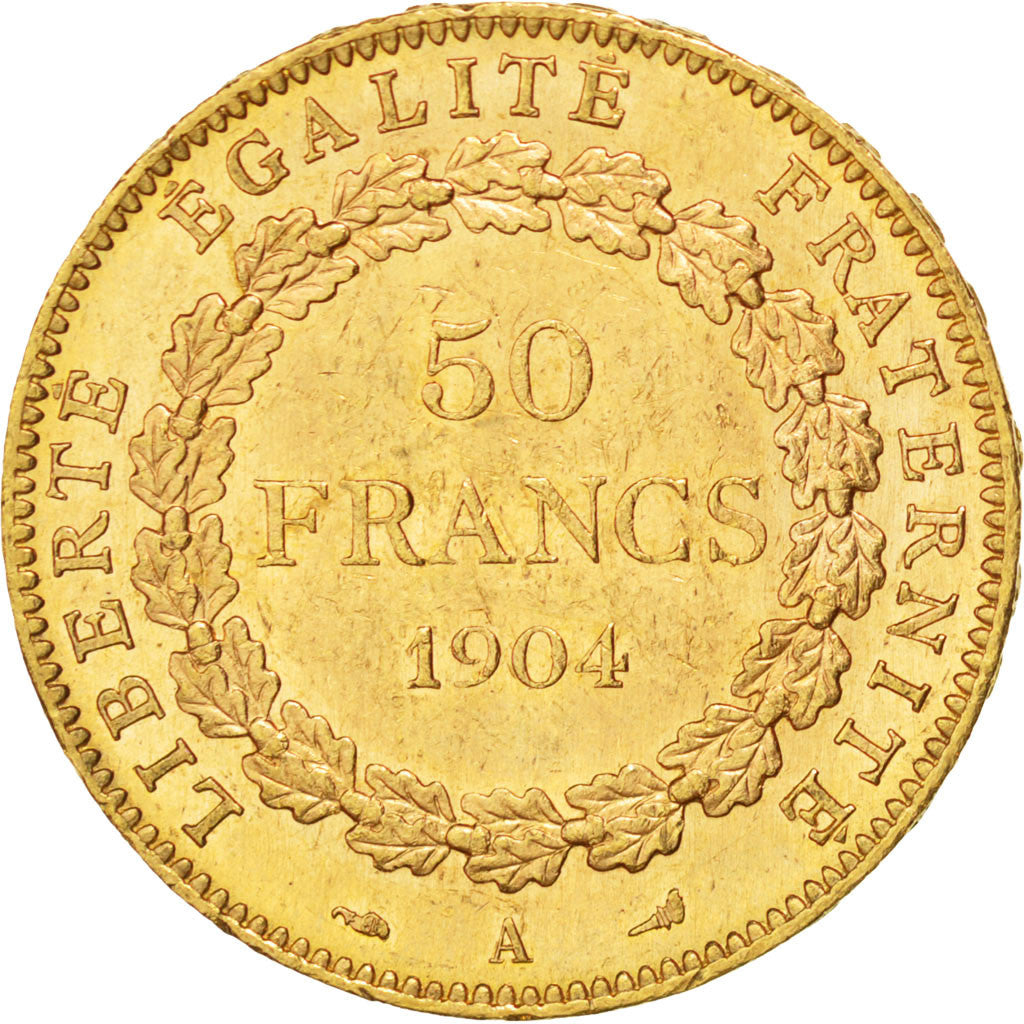 Monnaie, France, Génie, 50 Francs, 1904, Paris, SUP, Or, Gadoury:1113