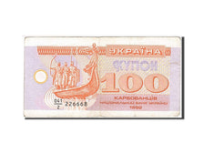 Banconote, Ucraina, 100 Karbovantsiv, 1992, MB+