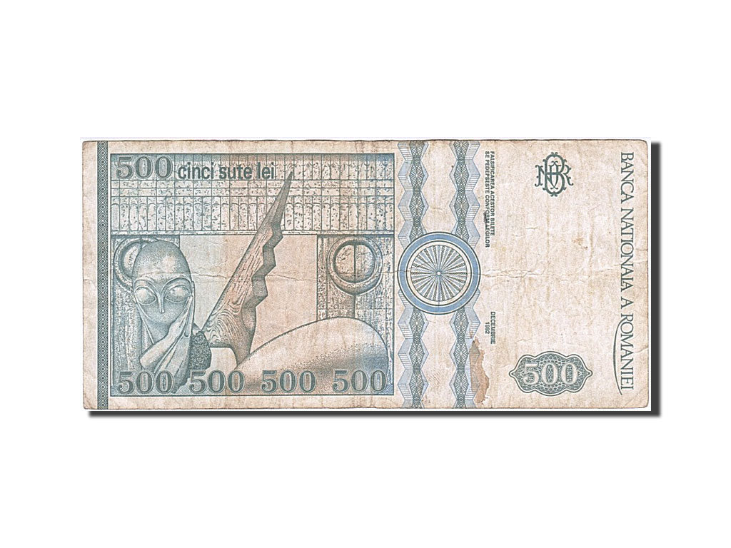 Banknote, Romania, 500 Lei, 1992, VF(30-35)