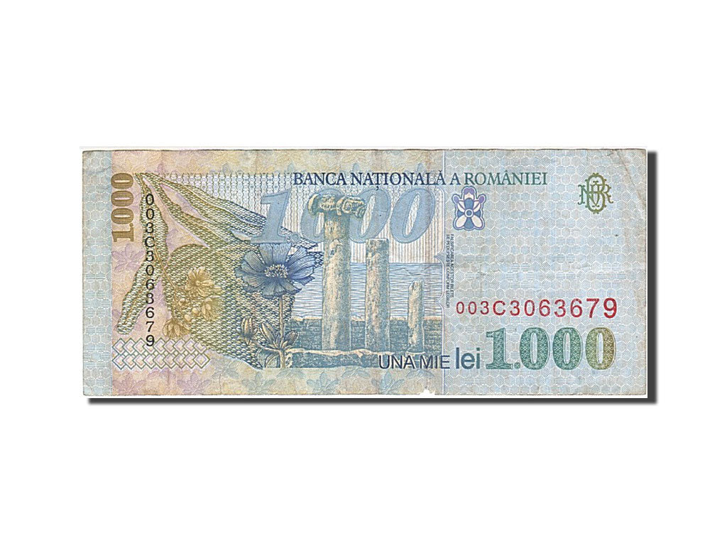 Banconote, Romania, 1000 Lei, 1998, MB