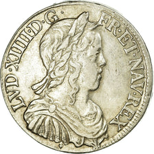 Moneta, Francia, Louis XIV, 1/2 Écu à la mèche longue, 1/2 Ecu, 1646, Aix