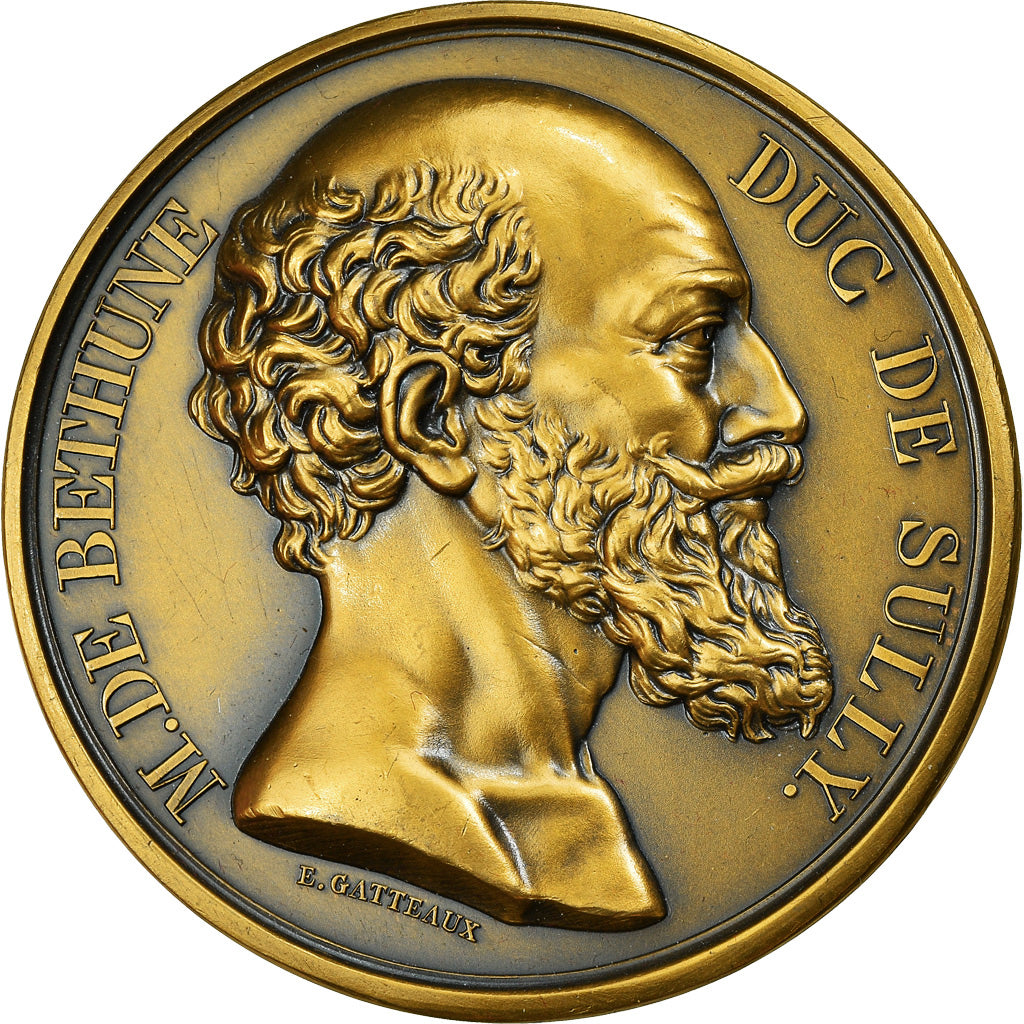 France, Medal, Maximilien de Béthune, Duc de Sully, History, Gatteaux