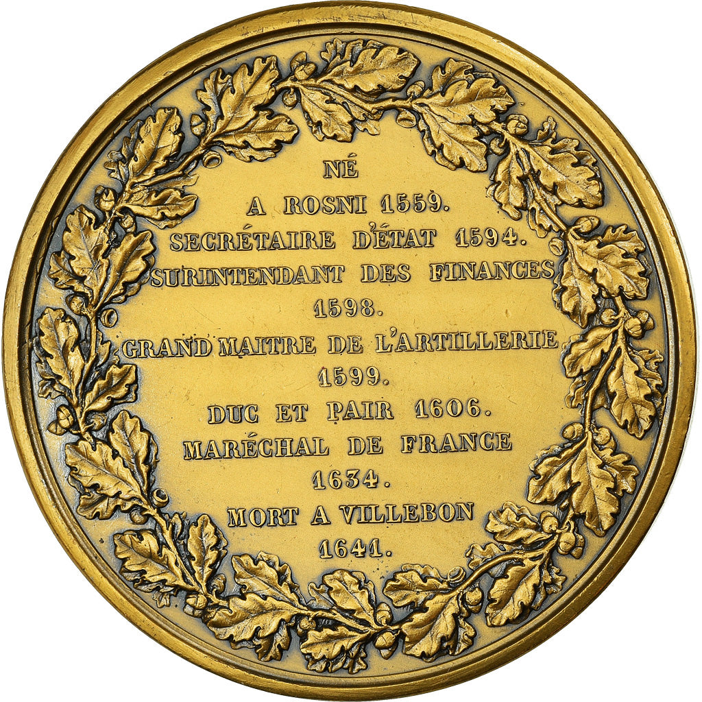 France, Medal, Maximilien de Béthune, Duc de Sully, History, Gatteaux