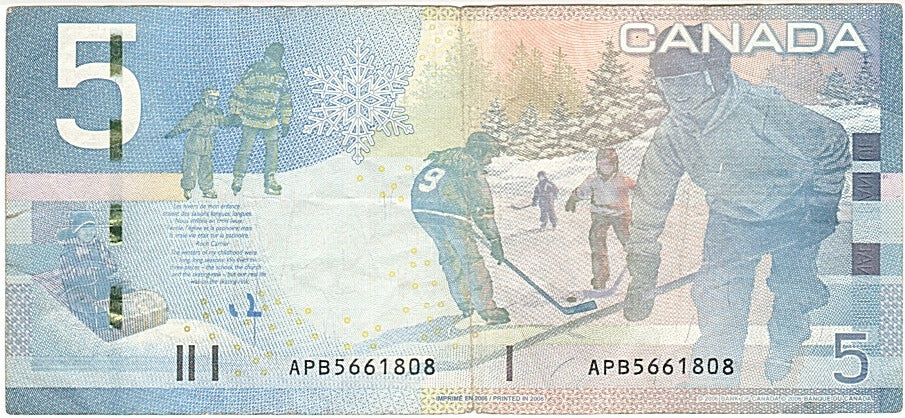 Canada, 5 Dollars, 2006, KM #101Aa, VF(20-25), APB 5661808