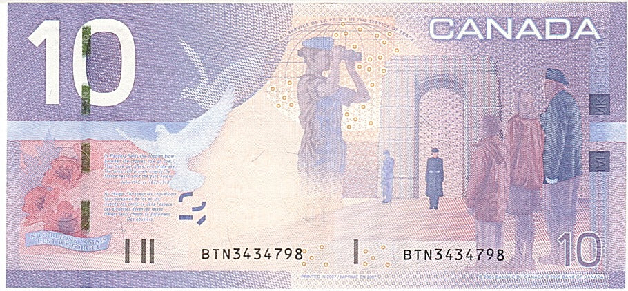 Canada, 10 Dollars, type Sir John A. Macdonald