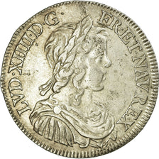 Coin, France, Louis XIV, 1/2 Écu à la mèche longue, 1/2 Ecu, 1647, Paris