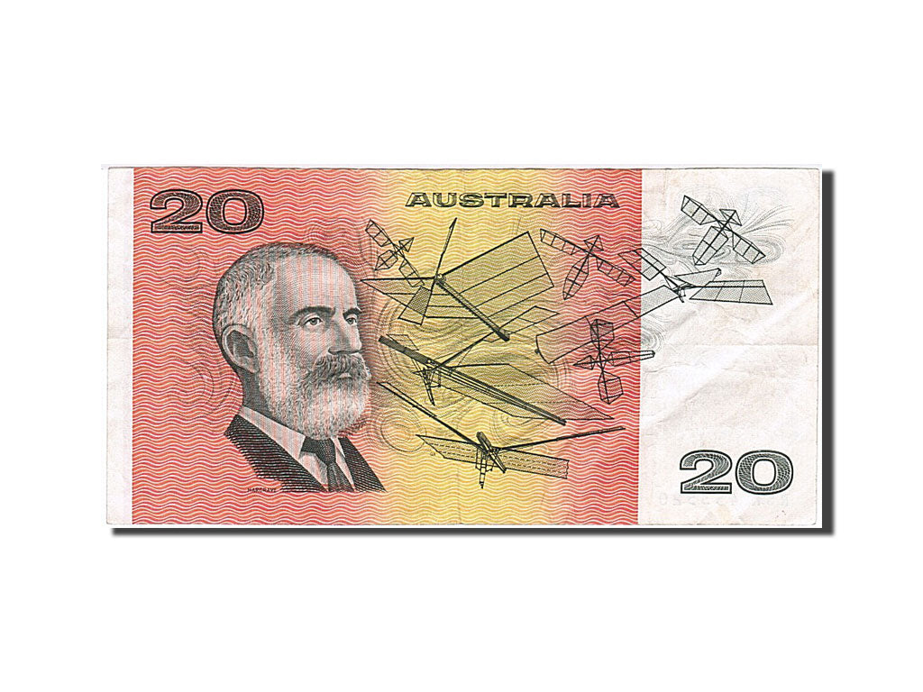 Banknote, Australia, 20 Dollars, 1974, VF(20-25)