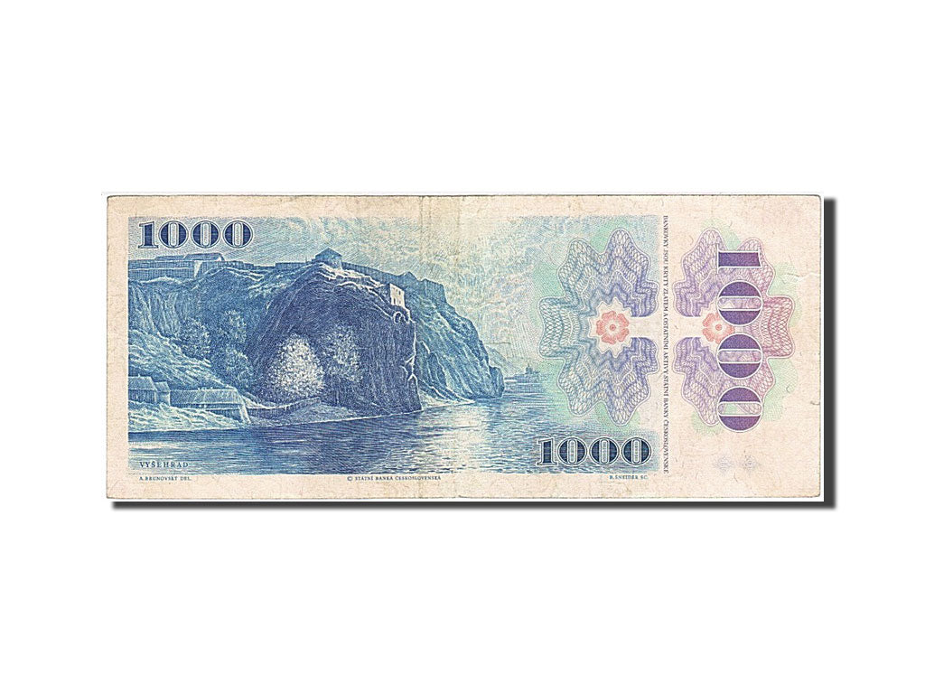 Banknote, Czechoslovakia, 1000 Korun, 1985, VF(20-25)