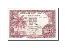 Equatorial Guinea, 100 Pesetas Guineanas, 1969, KM #1, 1969-10-12, EF(40-45),...