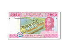 Banknote, Central African States, 2000 Francs, 2002, UNC(63)