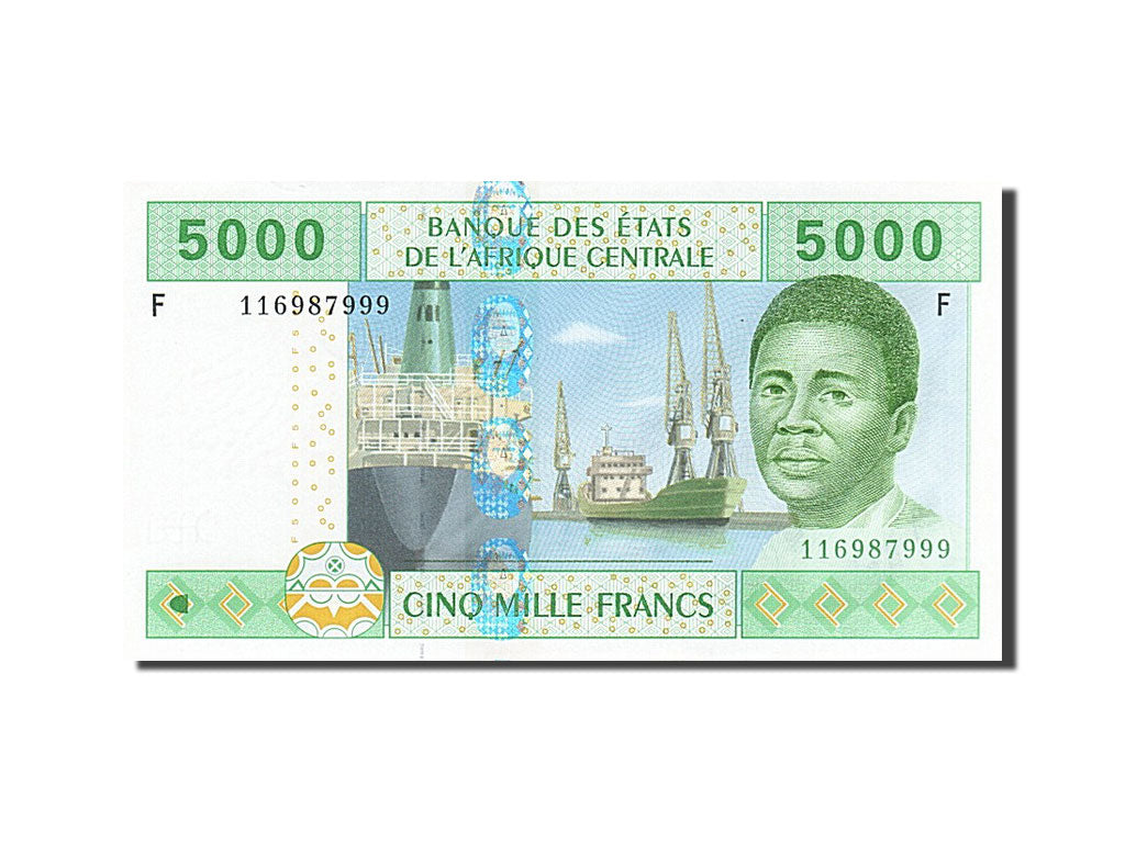 Central African States, 5000 Francs, 2002, KM #509F, UNC(63), F 116987999