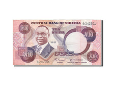Nigeria, 10 Naira, KM #25a, EF(40-45), A/83 242501