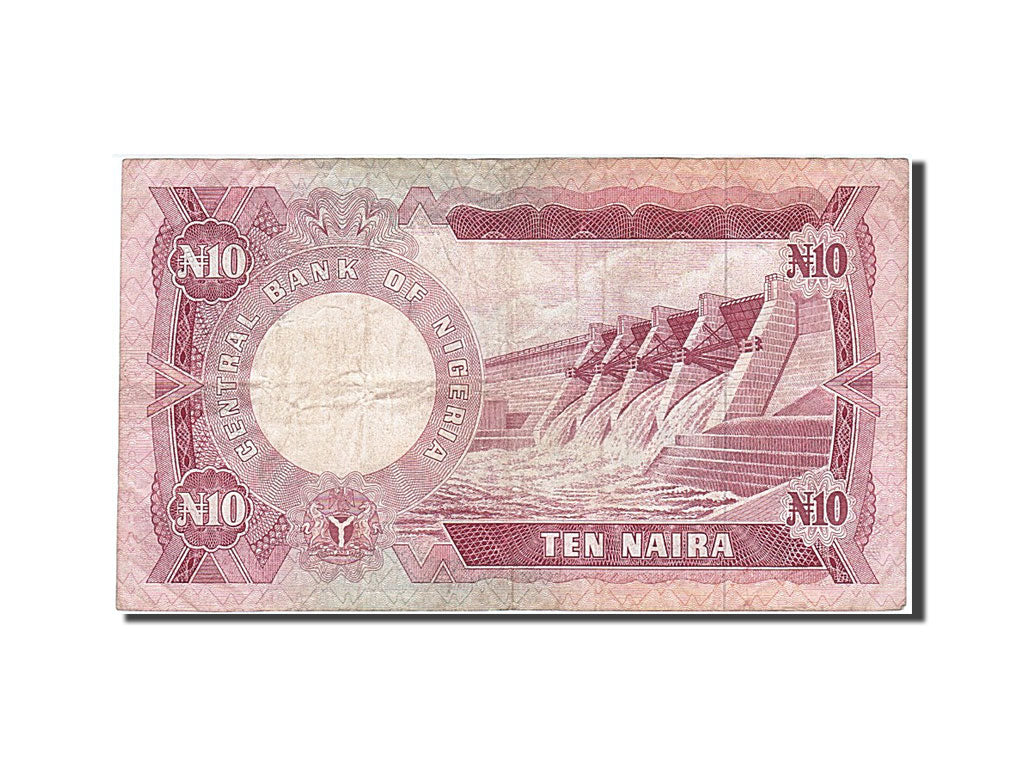 Nigeria, 10 Naira, 1973, KM #17b, VF(20-25), DC/10 942325