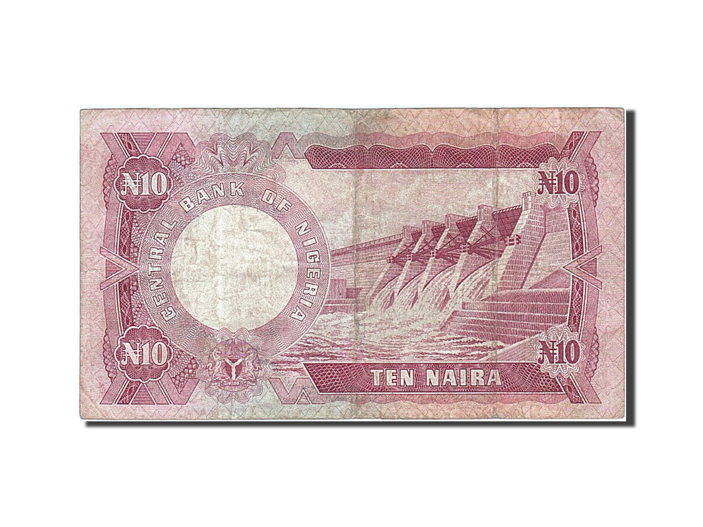 Nigeria, 10 Naira, 1973, KM #17b, VF(20-25), DC/33 400847