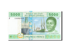 Billet, États de l'Afrique centrale, 5000 Francs, 2002, SPL